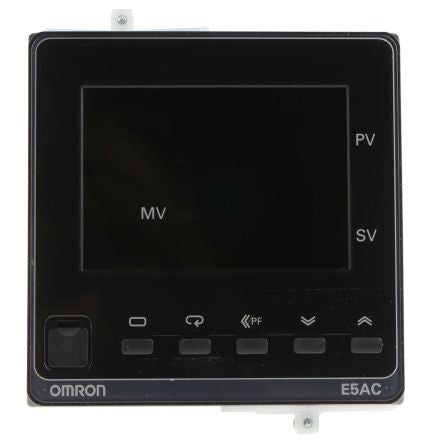 Omron E5AC Panel Mount PID Temperature Controller 2 Input, 4 Output Linear 240V ac On-Off