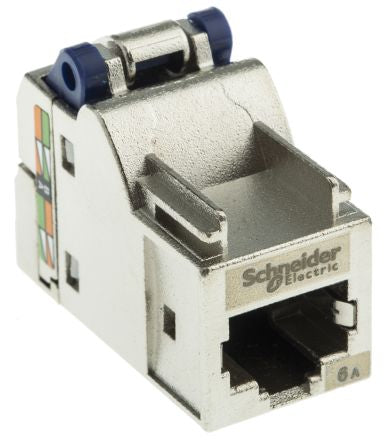 Schneider Electric Actassi Series RJ45 Connector Female, Cable F/FTP Shield Straight 1 Port 8 Way