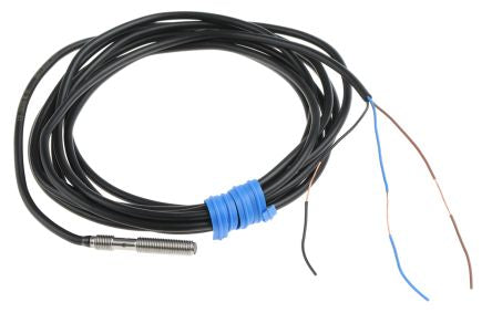Omron E2E-S04SR8-WC-B1 2M Threaded Barrel Inductive Proximity Sensor, M4 PNP E2E 3V 30 V dc 50mA