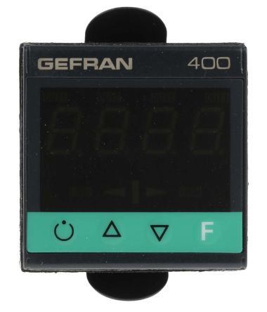 Gefran 400 DIN Rail PID Temperature Controller 8 Input, 2 Output Relay, Logic 27V On-Off