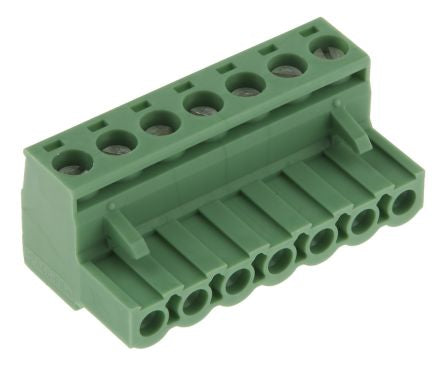 Phoenix Contact MSTB 2.5/7-ST-5.08 BD:1-7 Series Pluggable Terminal Block, 7-Contact, 5.08 mm Pitch, 1 Row, 1746583