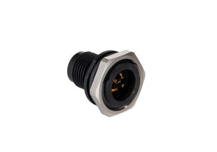 Phoenix Contact Circular Connector, 5 Contacts, Front, M12 Connector, Plug, Male, IP67, SACC-E-M12MS-5CON-M16 PSCUP