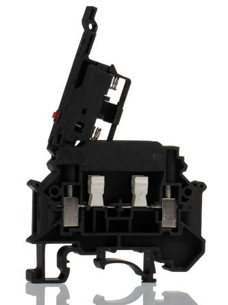 Phoenix Contact 3000540 UK 5-HESILED 24 N Series Fuse Modular Terminal Block Black, 0.2mm², 6 mm², 1-Level Fused, Screw