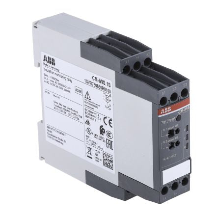 ABB Monitoring Relay, 3, 1 Phase, SPDT, DIN Rail, 240V ac 240 V dc