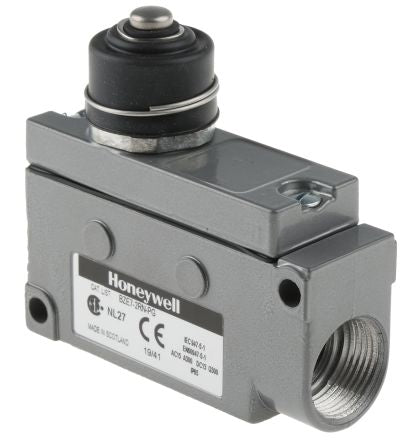 Honeywell BZE7 Series Pin Plunger Limit Switch, SPDT, IP50, IP65, Electrostatic Epoxy Coated Aluminium Housing, 480V