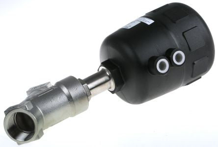 Burkert Angle type Pneumatic Actuated Valve, 16 bar 1 in
