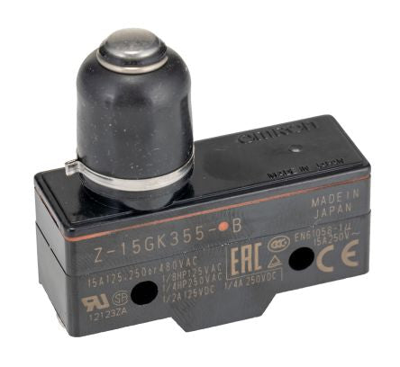 Omron Z Series Coil Spring Micro Switch, SPDT, IP00, 250V ac