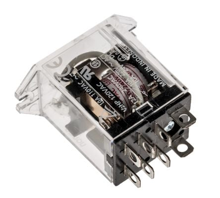Omron Flange Power Relay, 240V ac Coil, 10A Switching Current, DPDT