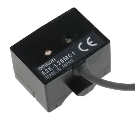 Omron E2K-L26MC1 2M Block Capacitive Proximity Sensor E2K 26 mm NPN 100mA 30V 500 V ac 30 V dc