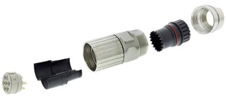 Phoenix Contact Circular Connector, 6 Contacts, Cable, M23 Connector, Socket, Female, IP67, CA-06S Series