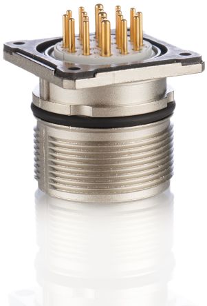 Phoenix Contact Circular Connector, 19 Contacts, Bulkhead Mount, M23 Connector, Plug, Male, IP67, CA-19P Series