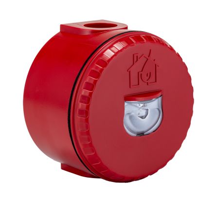 Eaton Solista LX Wall Series Red Flashing Beacon 60V dc, LED Bulb Wall, IP65