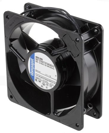 ebm-papst 4000 Z Series Axial Fan, 230V ac, 160 m³/h, 19 W, IP20 119 mm, 119mm, 38 mm