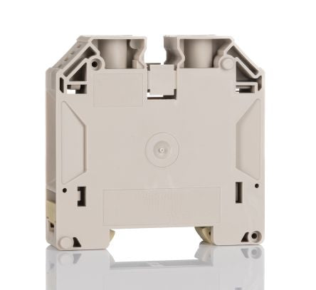 Weidmüller 1820840000 W Series Feed Through Terminal Block Dark Beige, 50mm², 1-Level, Screw
