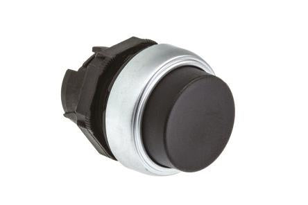 Lovato Platinum Series Black Spring Return Push Button Head, 22mm Cutout, IP66, IP67, IP69K