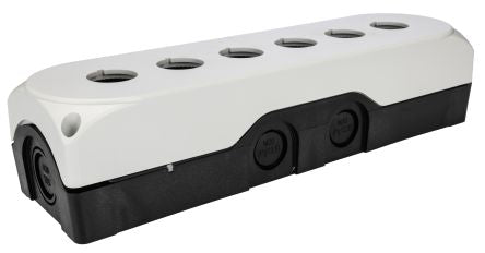 Lovato Grey Polycarbonate LPZP Control Station Enclosure - 6 Hole 22 mm Diameter