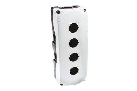 Lovato Grey Plastic LPZ Push Button Enclosure - 4 Hole 22 mm Diameter