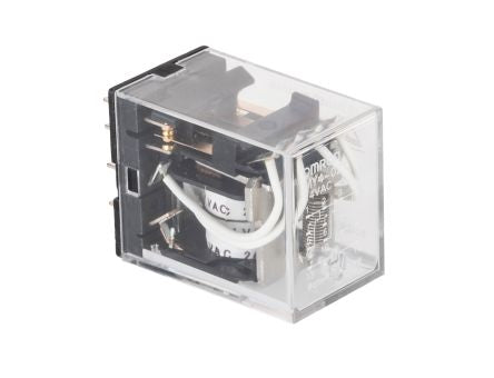 Omron Power Relay, 24V ac Coil, 3A Switching Current, 4PDT