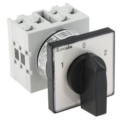 Lovato 3 Position 60 °, Knob Actuator 20 A