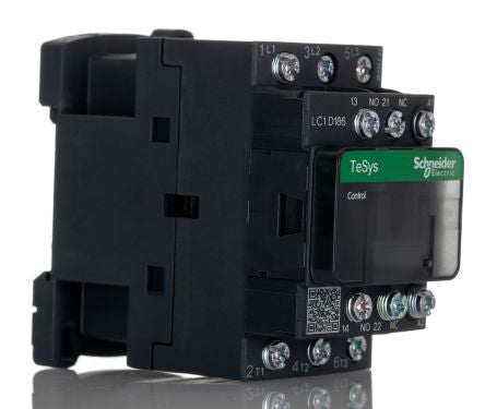 Schneider Electric TeSyS D Contactor, 230V ac Coil, 3-Pole, 32 A, 7.5 kW 240V ac, 3 NO, 300 V dc, 690V ac
