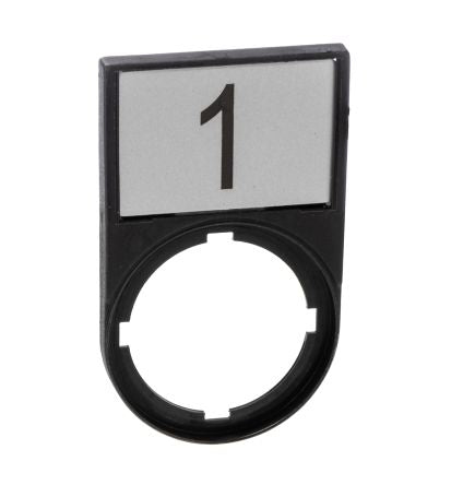 Eaton Legend Plate Holder with Insert for Use with 22.5 mm Modular Pushbuttons and Indicating Light
