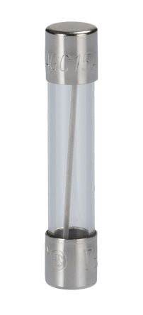 Eaton 15A F Glass Cartridge Fuse, 6.3 x 32 mm