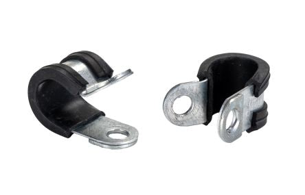 Phoenix Contact Conduit Galvanised, Hose Clamp, Steel, Silver, Black