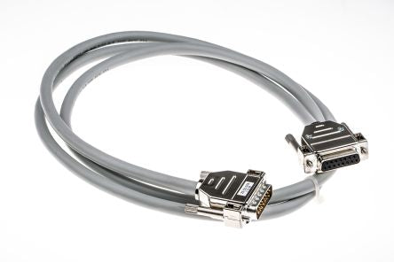 Phoenix Contact Male D-Sub 15-Pin to Female Serial Cable, 1.5 m Polyvinyl Chloride, D15SUB/B/S/150/KONFEK/S Series