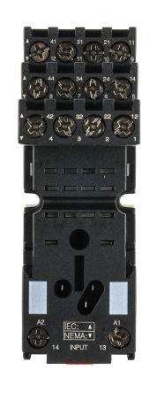 Schneider Electric Harmony Relay RXM 14 Way 250V DIN Rail Relay Socket, for use with Relais Series RSZ