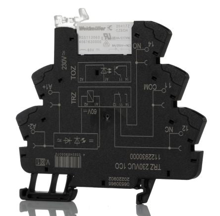 Weidmüller TRZ Series Interface Relay, DIN Rail, 230V Coil, SPDT, 3.5mA