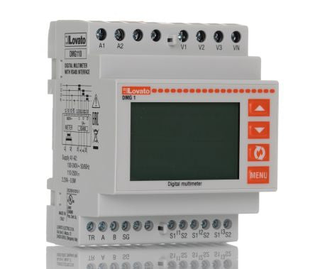 Lovato 3 Phase LCD Digital Panel Multifunction Meter, Type Electronic