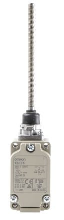 Omron WL Series Coil Spring Limit Switch, SPST, IP67, Aluminium Housing, 500V ac, 10A
