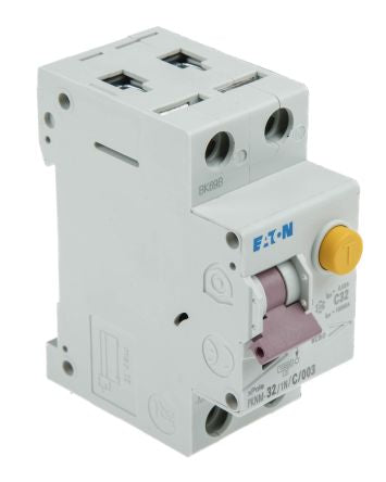 Eaton PKNM Series Residual Current Device, 32A, 2-Pole, 30 mA, Type C, 10 kA 230V ac