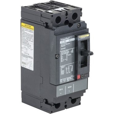 Circuit breaker, PowerPacT H, 45A, 2 pole, 600VAC, 14kA, lugs, thermal magnetic, 100% (Circuit breaker PowerPacT H) is a Schneider Electric product. Designed for reliable performance and long service life. Available across Iraq — contact us for pricing and delivery options.