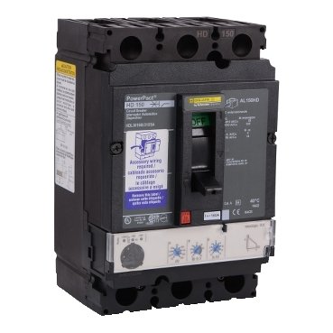 Circuit breaker, PowerPacT H, 150A, 3 pole, 600VAC, 14kA, lugs, Micrologic 3.2, 80%, shunt (Circuit breaker PowerPacT H) is a Schneider Electric product. Designed for reliable performance and long service life. Available across Iraq — contact us for pricing and delivery options.