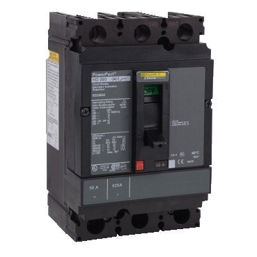 Circuit breaker, PowerPacT H, 50A, 3 pole, 600VAC, 14kA, rear connection, thermal magnetic, 80% (Circuit breaker PowerPacT H) is a Schneider Electric product. Designed for reliable performance and long service life. Available across Iraq — contact us for pricing and delivery options.
