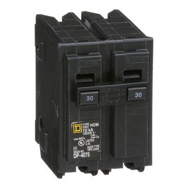 Mini circuit breaker, Homeline, 30A, 2 pole, 120/240VAC, 10kA AIR, standard type, plug in, UL (Mini circuit breaker Homeline) is a Schneider Electric product. Designed for reliable performance and long service life. Available across Iraq — contact us for pricing and delivery options.