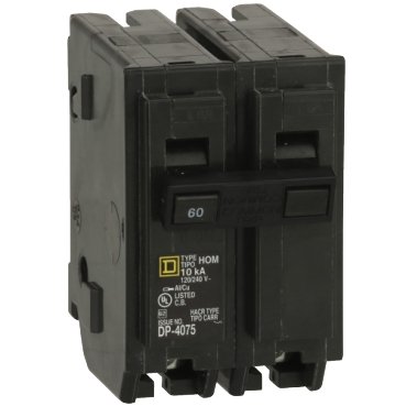 Mini circuit breaker, Homeline, 60A, 2 pole, 120/240VAC, 10kA AIR, standard type, plug in, UL (Mini circuit breaker Homeline) is a Schneider Electric product. Designed for reliable performance and long service life. Available across Iraq — contact us for pricing and delivery options.
