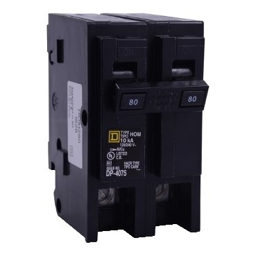 Mini circuit breaker, Homeline, 80A, 2 pole, 120/240VAC, 10kA AIR, standard type, plug in, UL (Mini circuit breaker Homeline) is a Schneider Electric product. Designed for reliable performance and long service life. Available across Iraq — contact us for pricing and delivery options.