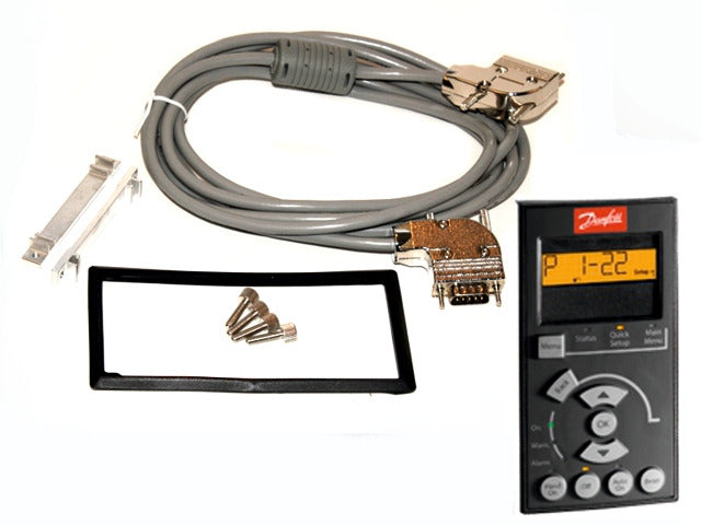 Danfoss 130B1114 - LCP Mounting Kit w/ numerical LCP101, 3m