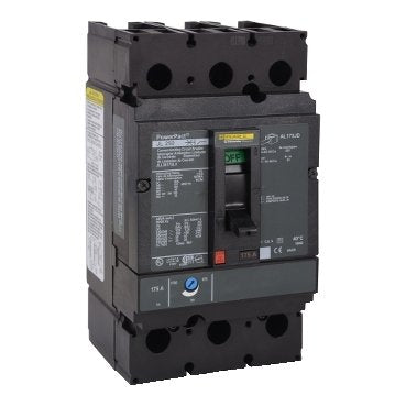 Circuit breaker, PowerPacT J, 175A, 3 pole, 500VDC, 50kA, lugs, thermal magnetic, 80% (Circuit breaker PowerPacT J) is a Schneider Electric product. Designed for reliable performance and long service life. Available across Iraq — contact us for pricing and delivery options.