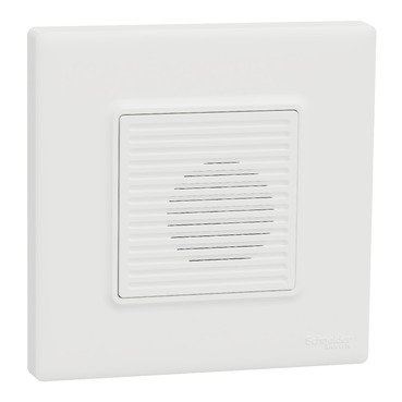 Door Chime, Vivace E, electronic, 240VAC, 1 gang, white (Door Chime Vivace E) is a Schneider Electric product. Designed for reliable performance and long service life. Available across Iraq — contact us for pricing and delivery options.