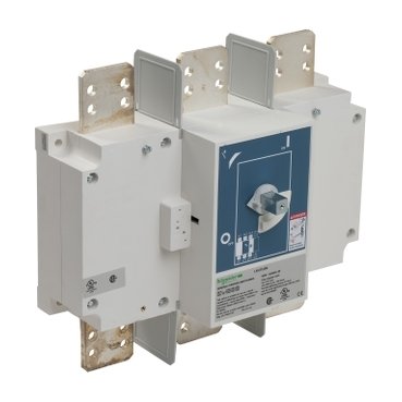 TeSys LK, disconnect switch, non-fusible, 3P, 800A, 500 HP at 600V, IEC style (TeSys LK disconnect switch) is a Schneider Electric product. Designed for reliable performance and long service life. Available across Iraq — contact us for pricing and delivery options.