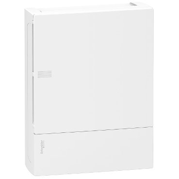 Enclosure, Resi9 MP, surface mounting, 2 rows of 12 modules, IP40, white door, 1 earth + 1 neutral terminal blocks (Enclosure Resi9 MP) is a Schneider Electric product. Designed for reliable performance and long service life. Available across Iraq — contact us for pricing and delivery options.