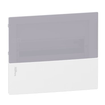 Enclosure, Resi9 MP, flush mounting, 1 row of 12 modules, IP40, translucid door, 1 earth + 1 neutral terminal blocks (Enclosure Resi9 MP) is a Schneider Electric product. Designed for reliable performance and long service life. Available across Iraq — contact us for pricing and delivery options.