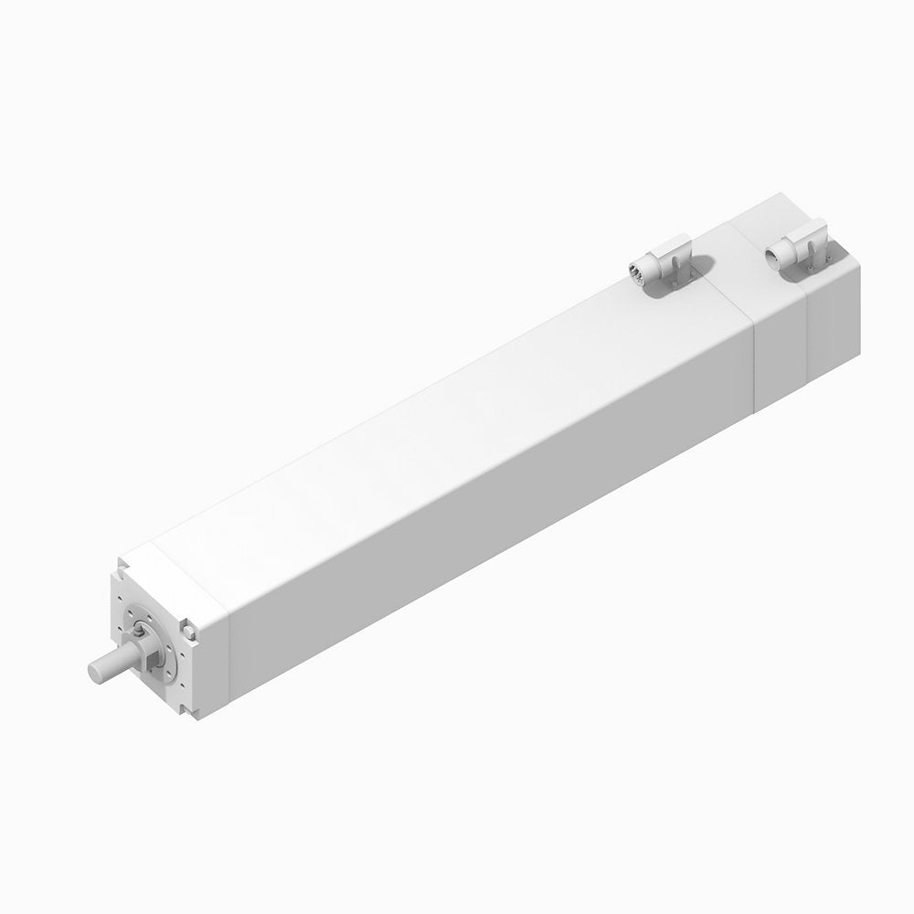 MP-Series Heavy Duty Electric Cylinders, Actuator Rod w/Male Rod End with Food Grade White Paint Option,457.2 mm (18.0 in.) Max., 230V AC, 1024 SIN/COS Multi-turn ABS Encoder (150...450mm stroke lengths), No Brake