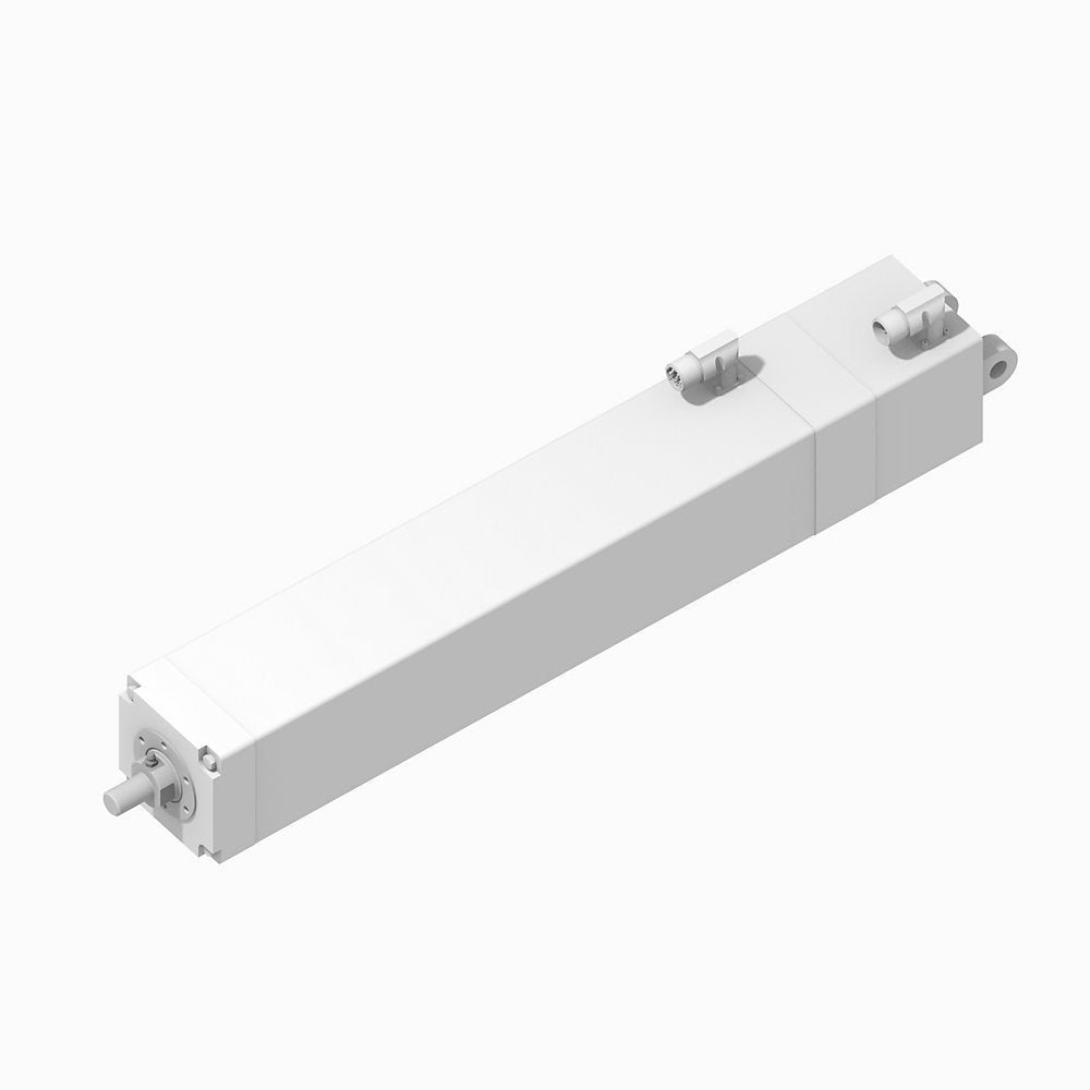 MP-Series Heavy Duty Electric Cylinders, Actuator Rod w/Male Rod End with Food Grade White Paint Option,457.2 mm (18.0 in.) Max., 230V AC, 1024 SIN/COS Multi-turn ABS Encoder (150...450mm stroke lengths), 24 VDC Brake