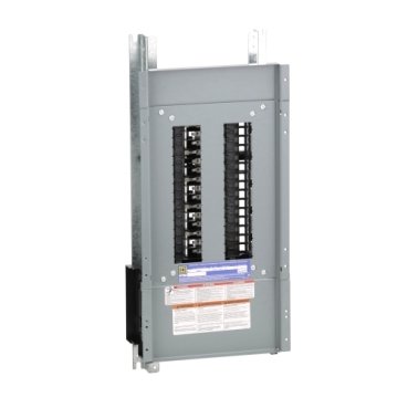 Panelboard interior, NQ, main lugs, 225A, Al bus, 30 pole spaces, 3 phase, 4 wire, 240VAC, 48VDC (Panelboard interior NQ) is a Schneider Electric product. Designed for reliable performance and long service life. Available across Iraq — contact us for pricing and delivery options.