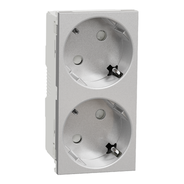 Yeni Unica, 2x Çocuk Korumalı 45º Topraklı Priz, Alüminyum (Yeni Unica 2x Çocuk Korumalı 45º Topraklı Priz) is a Schneider Electric product. Designed for reliable performance and long service life. Available across Iraq — contact us for pricing and delivery options.