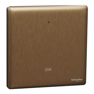 Switch, Unica X, 2 way, 20A, 250V, 1 gang, 2 pole, with LED, dark bronze (Switch Unica X) is a Schneider Electric product. Designed for reliable performance and long service life. Available across Iraq — contact us for pricing and delivery options.